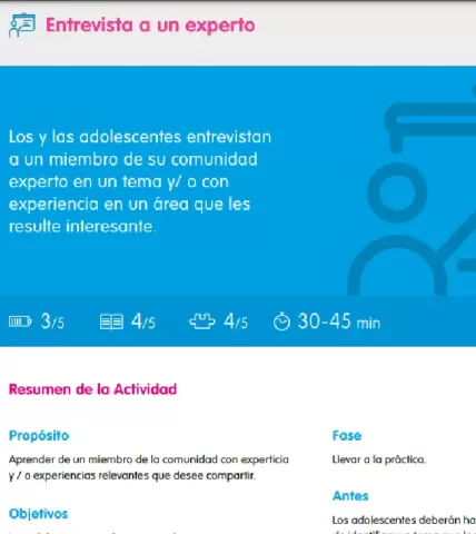 Entrevista a un experto